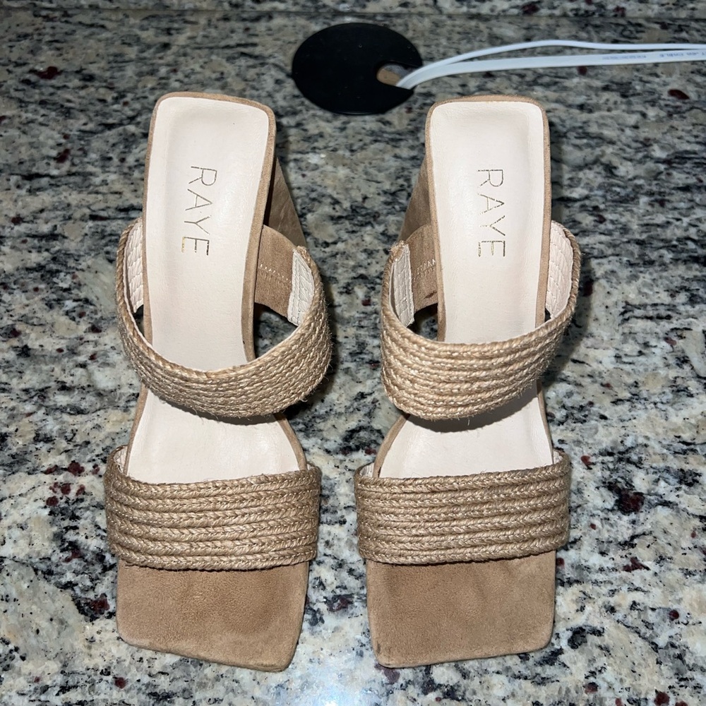 RAYE *Sold out on Revolve* Lula Heel in Natural